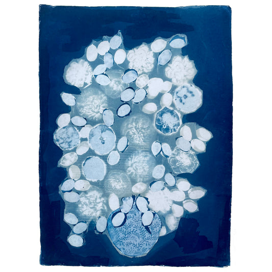 Blue series Vase 2, Giclee Print (A2 size) - THE BRISTOL ARTISAN