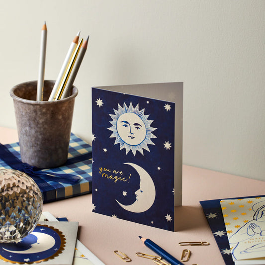 Moon & Sun 'You Are Magic card - THE BRISTOL ARTISAN