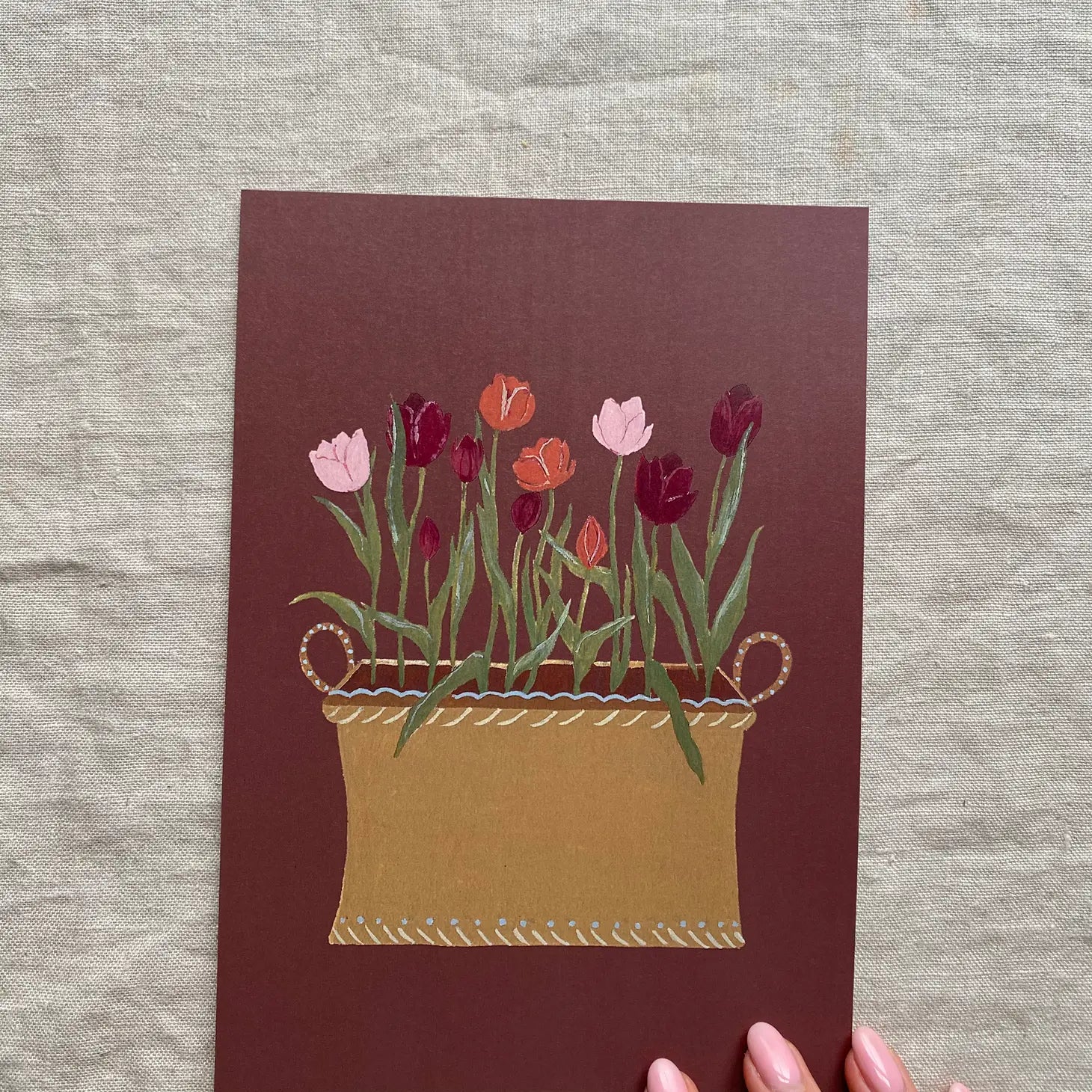 A5 Print - Tulips Galore - THE BRISTOL ARTISAN