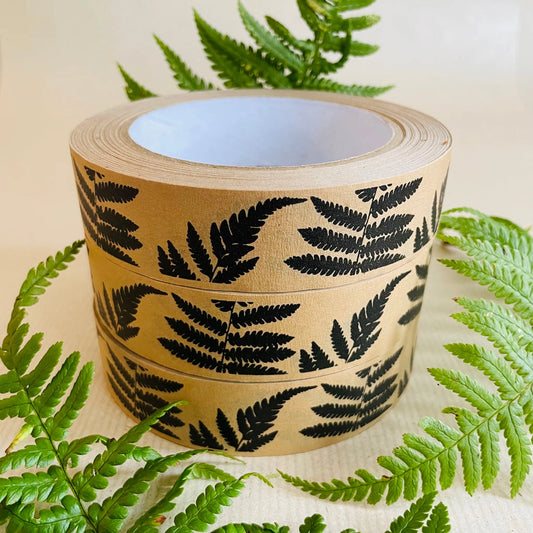 Kraft Paper Tape - Woodland Ferns - THE BRISTOL ARTISAN
