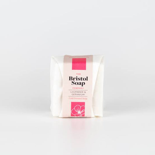 Lavender & Geranium Cold Pressed Soap - THE BRISTOL ARTISAN