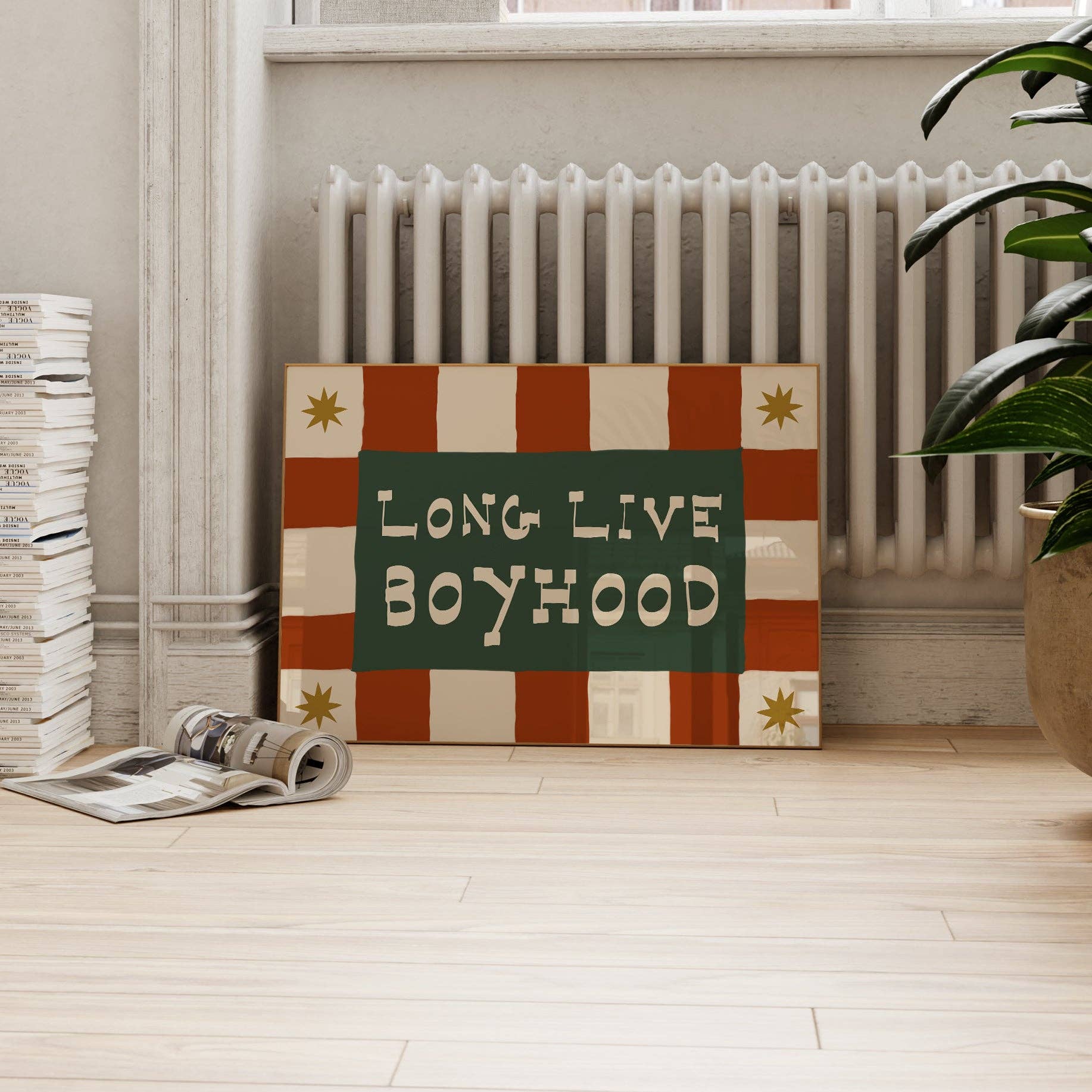 Long Live Boyhood Print - A3 - THE BRISTOL ARTISAN