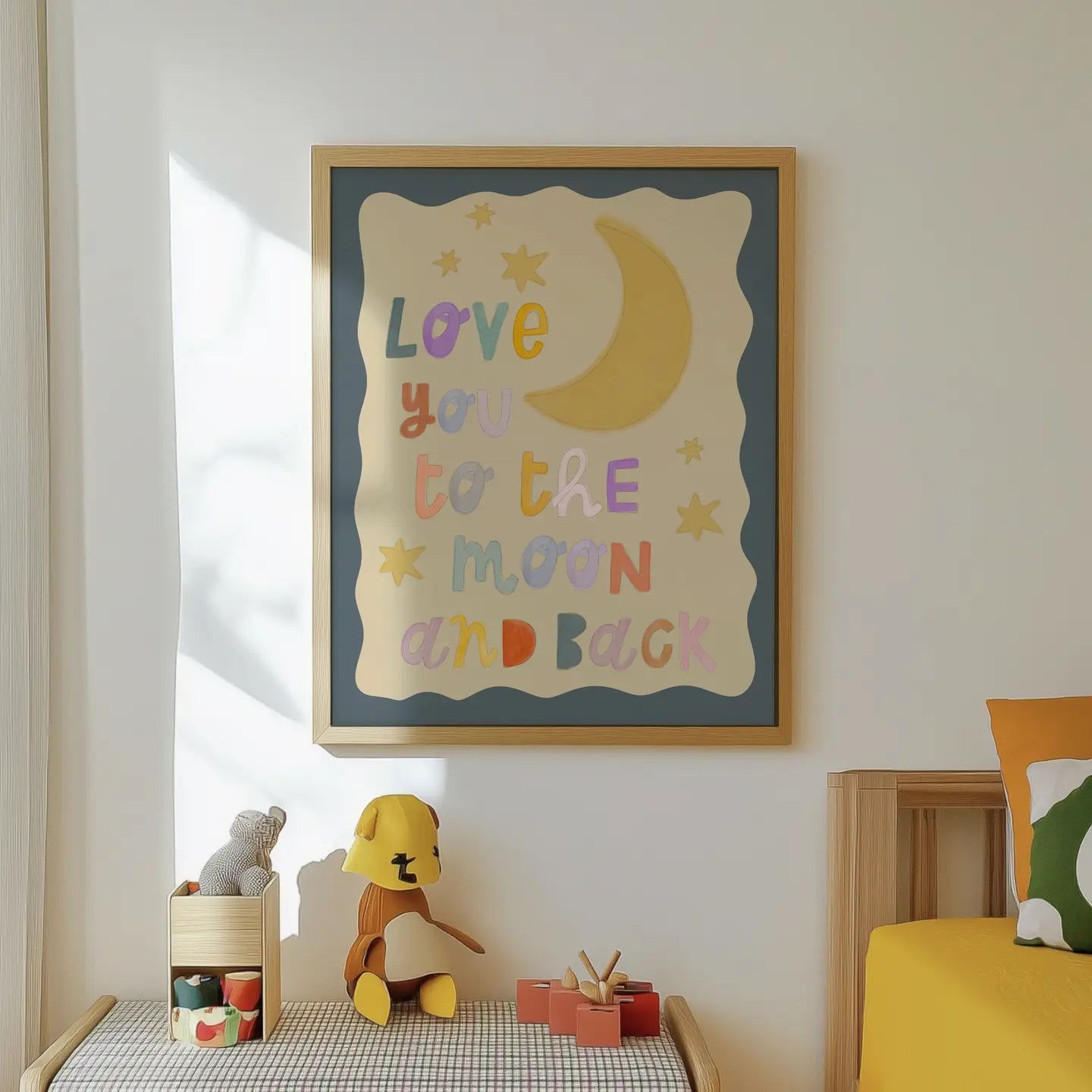 Love You to the Moon and Back A3 Print - THE BRISTOL ARTISAN