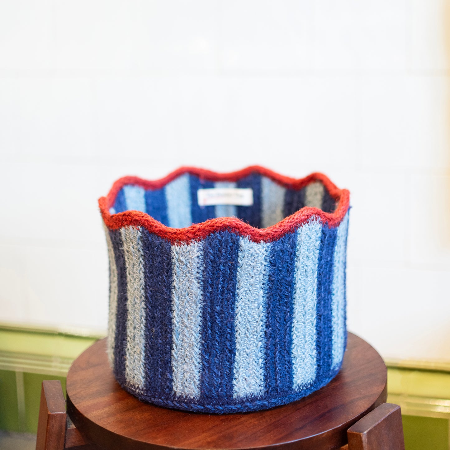 Tulip Basket - Blueberry - THE BRISTOL ARTISAN