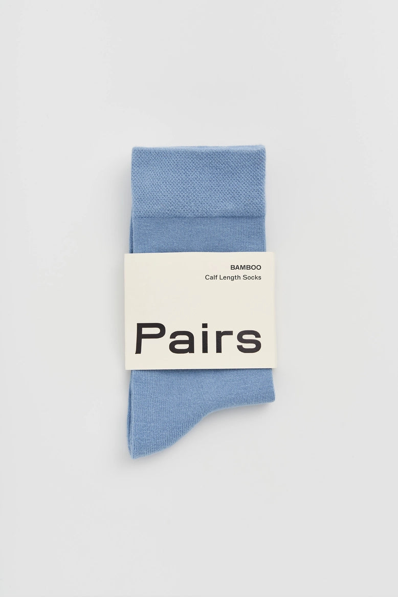 Morning Blue Bamboo Socks - THE BRISTOL ARTISAN