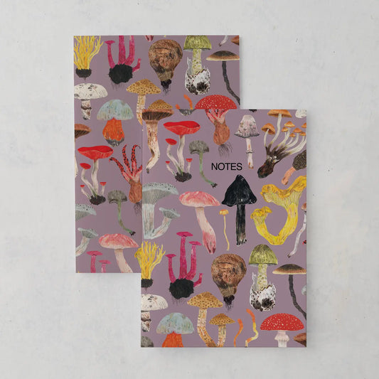 Mushrooms & Toadstools A5 Notebook - THE BRISTOL ARTISAN