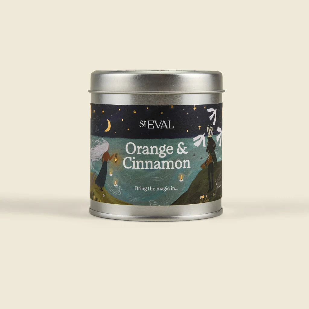 Orange & Cinnamon candle Tin - THE BRISTOL ARTISAN