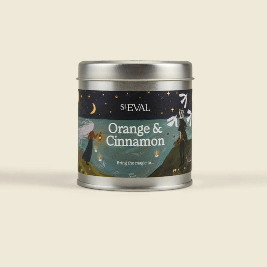 Orange & Cinnamon candle Tin - THE BRISTOL ARTISAN