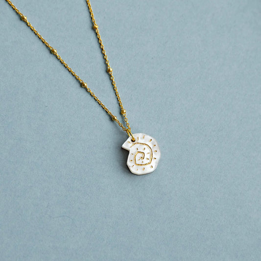 Pearly White Shell Necklace - THE BRISTOL ARTISAN