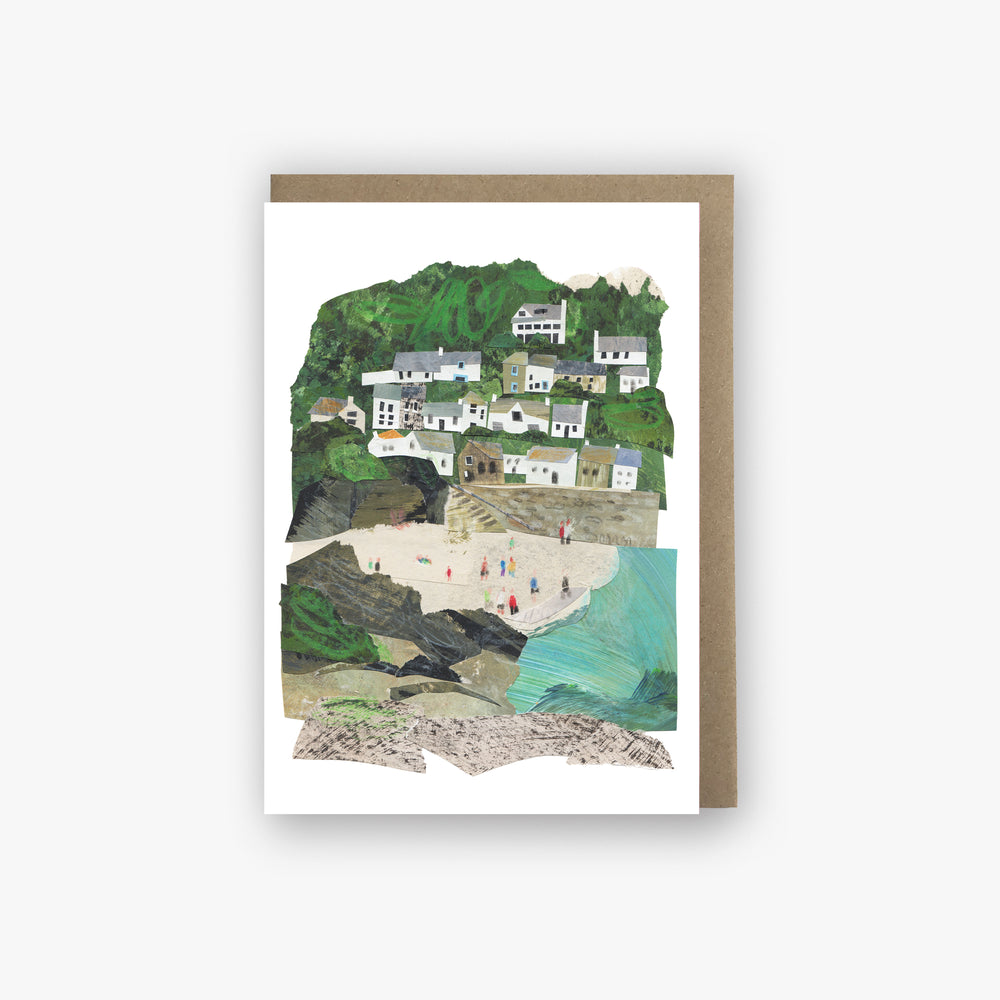 Polperro Collage Card - THE BRISTOL ARTISAN