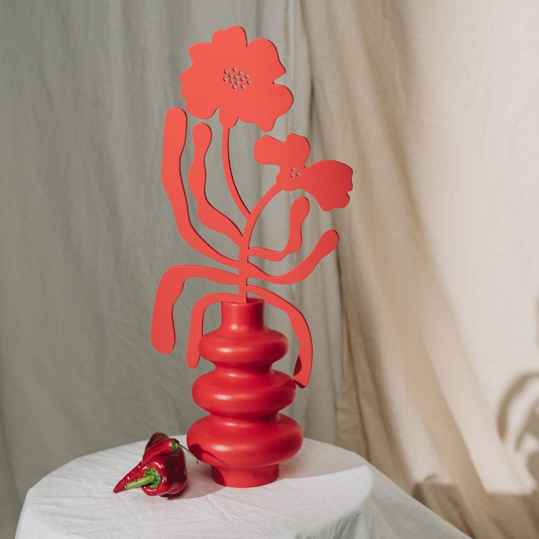 Poppy Wooden Stem - THE BRISTOL ARTISAN