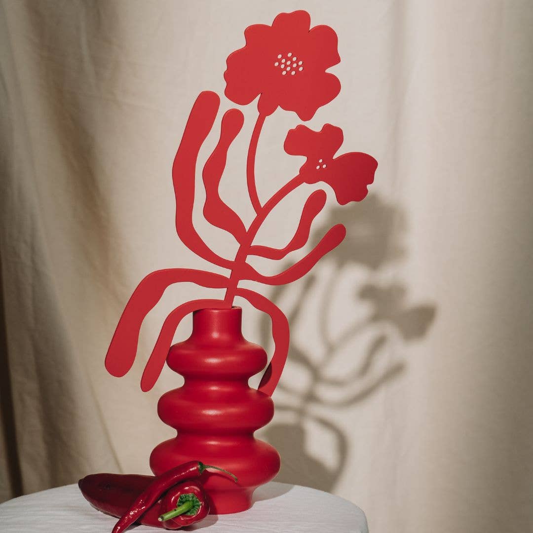 Poppy Wooden Stem - THE BRISTOL ARTISAN