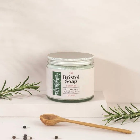 Rosemary and Black Pepper Salt Soak - THE BRISTOL ARTISAN