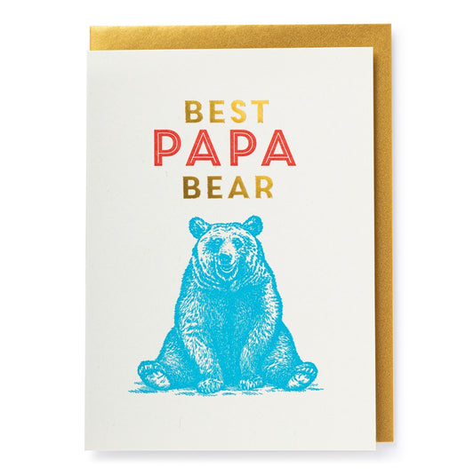 Best Papa Bear Card - THE BRISTOL ARTISAN