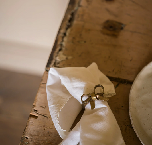 Antique Brass Napkin Ring - Single - THE BRISTOL ARTISAN