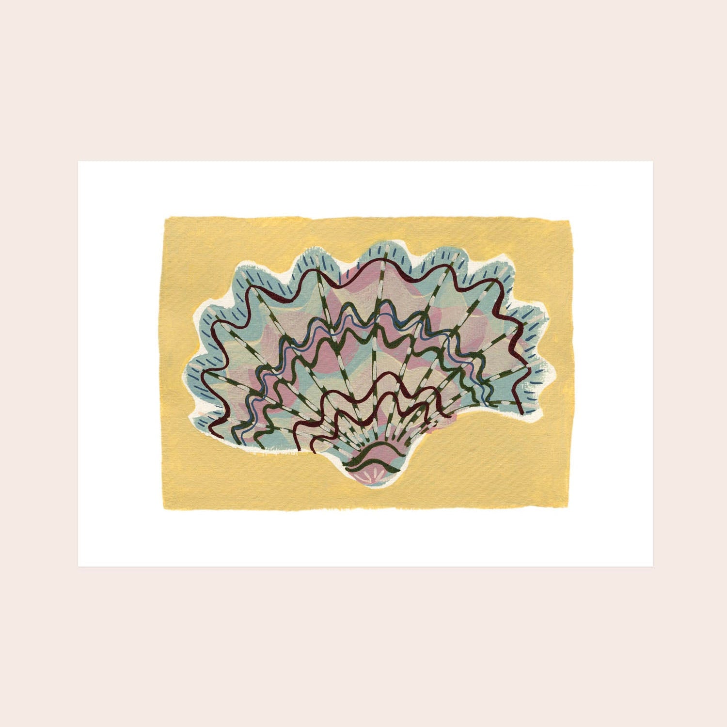 Shell No.56 limited edition print by Sian Beck - THE BRISTOL ARTISAN