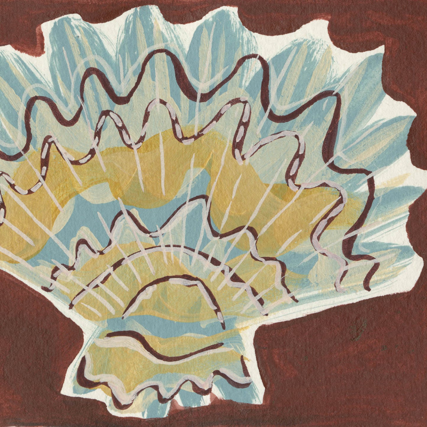 Shell No.63 limited edition print by Sian Beck
