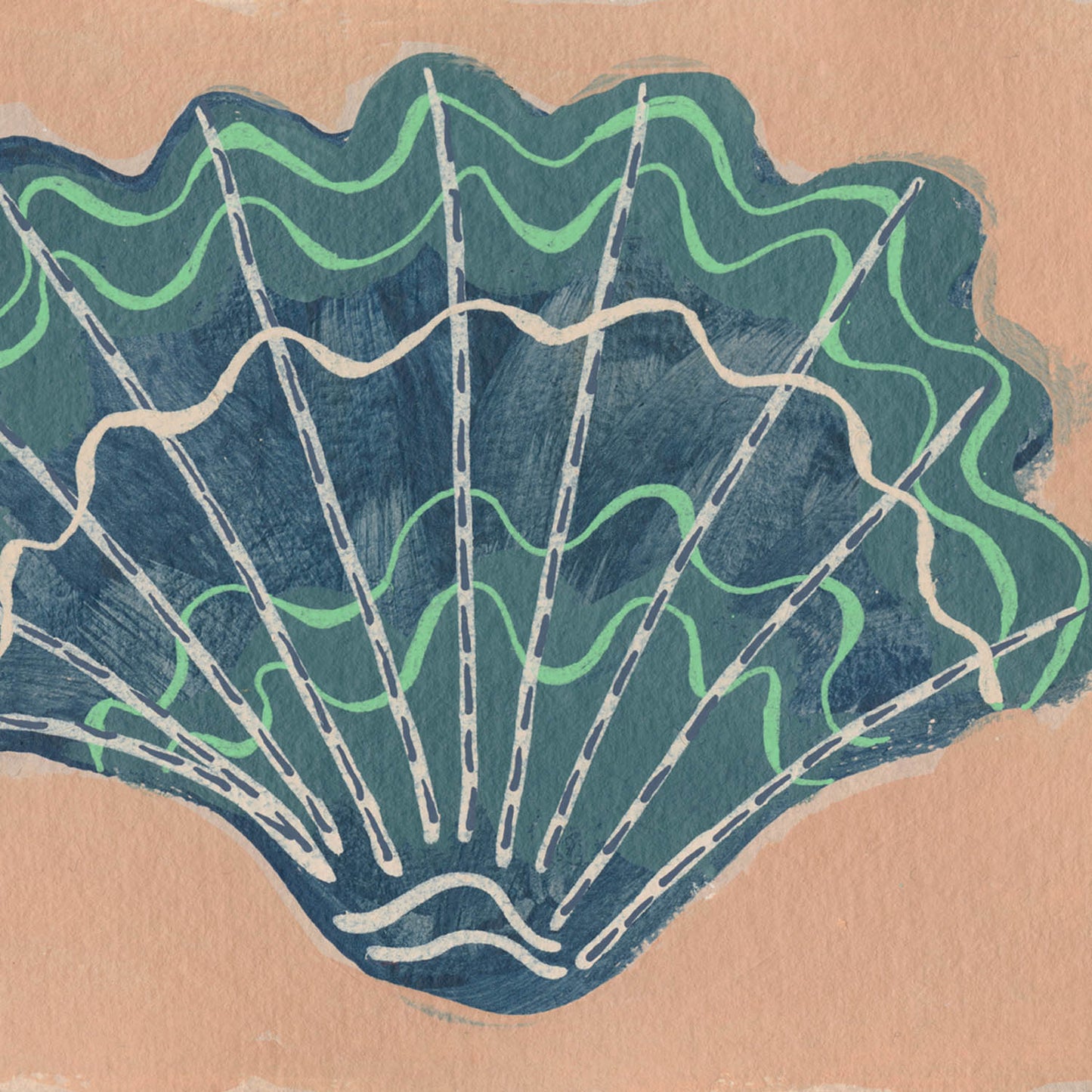 Shell No.60 limited edition print by Sian Beck