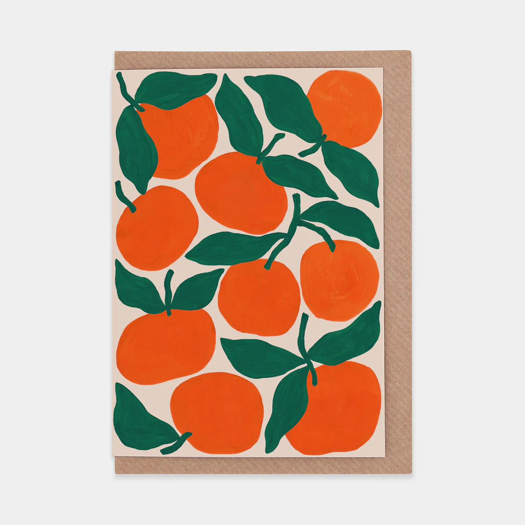 Tangerines Greetings Card - THE BRISTOL ARTISAN