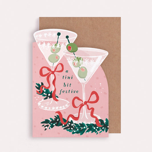 Tini Bit Festive Christmas Card - THE BRISTOL ARTISAN