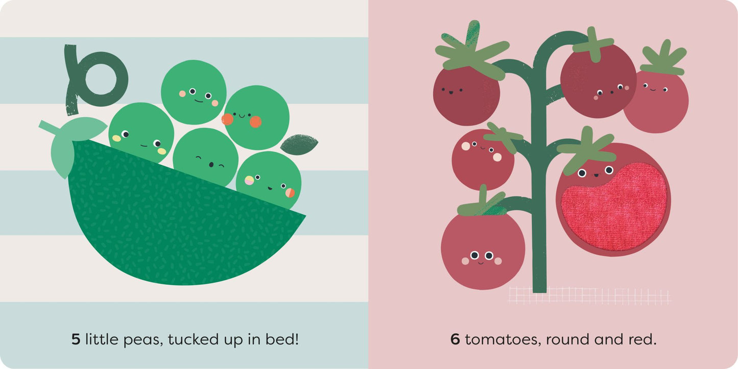Touch and Feel first numbers book: Fruit and Veg - THE BRISTOL ARTISAN