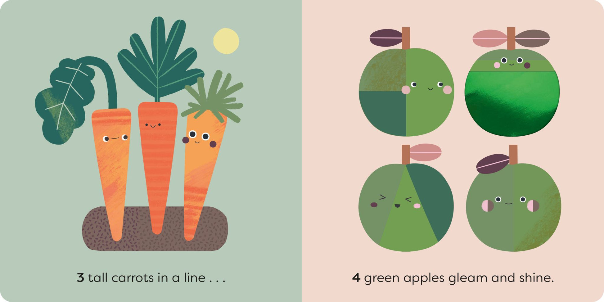 Touch and Feel first numbers book: Fruit and Veg - THE BRISTOL ARTISAN