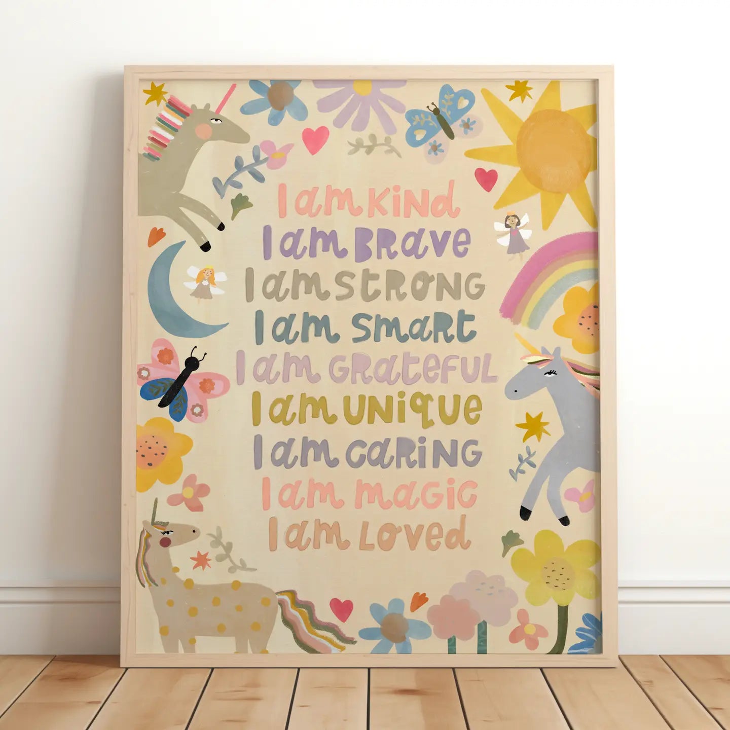 Unicorn Affirmations A3 Print - THE BRISTOL ARTISAN