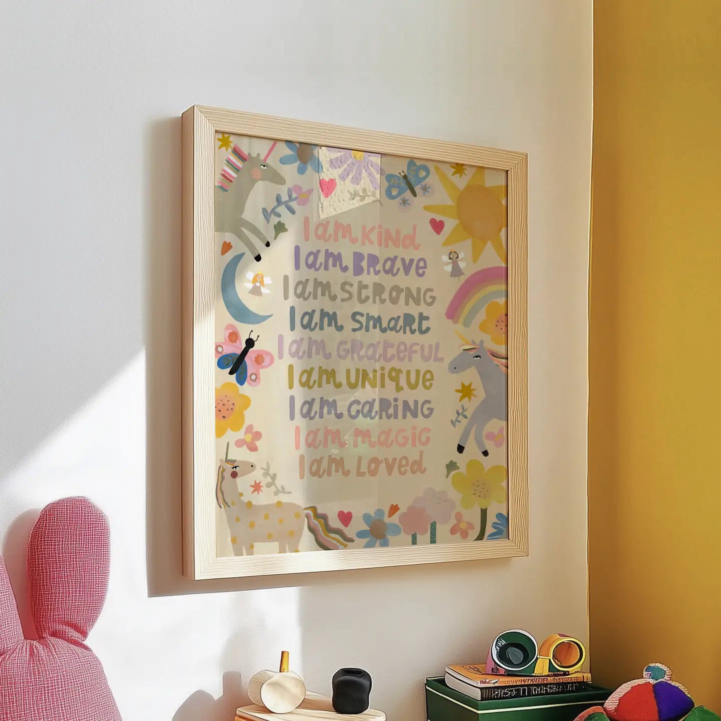 Unicorn Affirmations A3 Print - THE BRISTOL ARTISAN