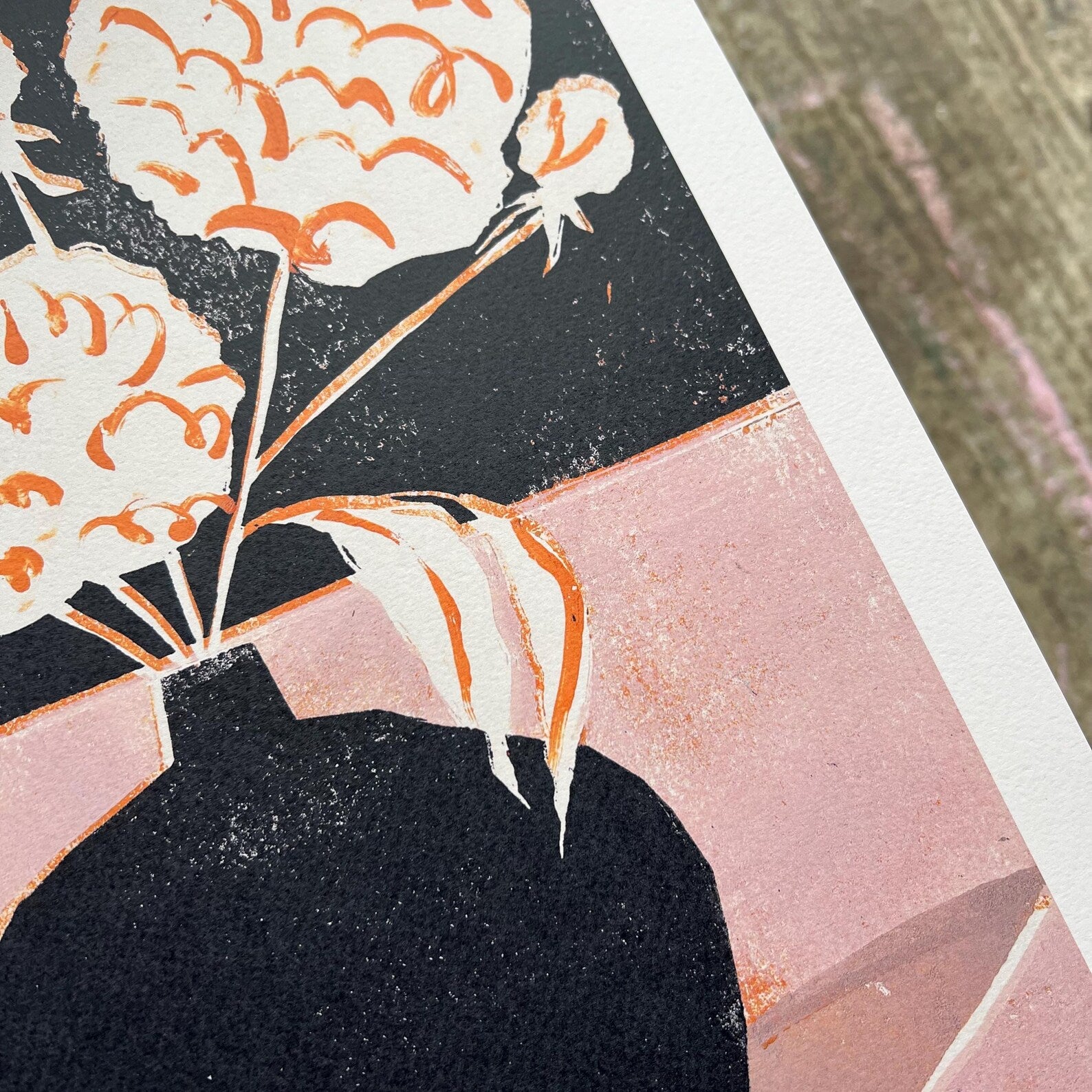 White Peonies A3 Print - THE BRISTOL ARTISAN