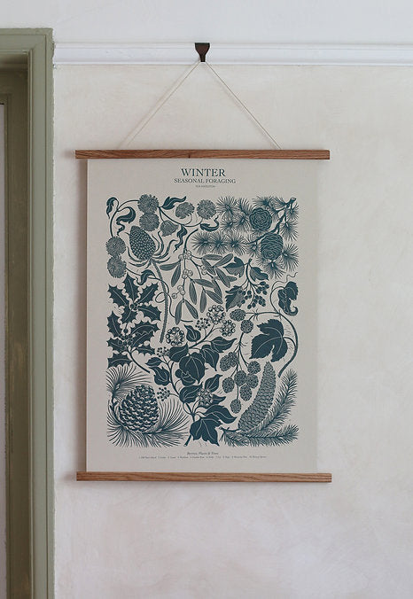 Winter Foraging Print - THE BRISTOL ARTISAN