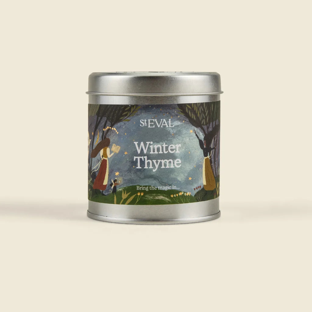 Winter Thyme Christmas candle Tin - THE BRISTOL ARTISAN