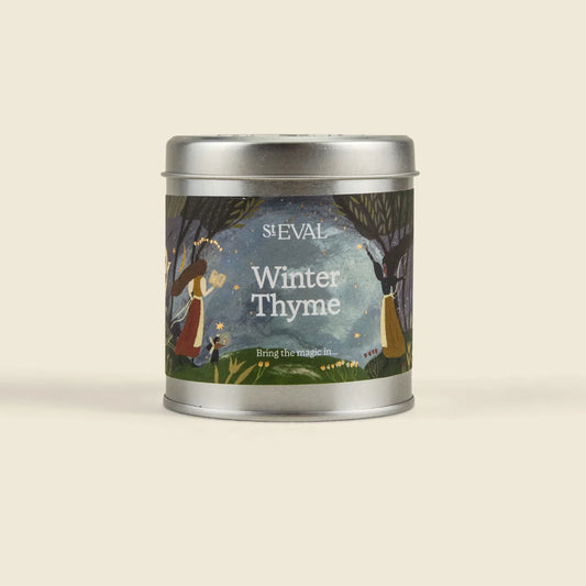 Winter Thyme Christmas candle Tin - THE BRISTOL ARTISAN