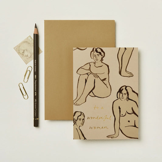 Wonderful Woman Card - THE BRISTOL ARTISAN