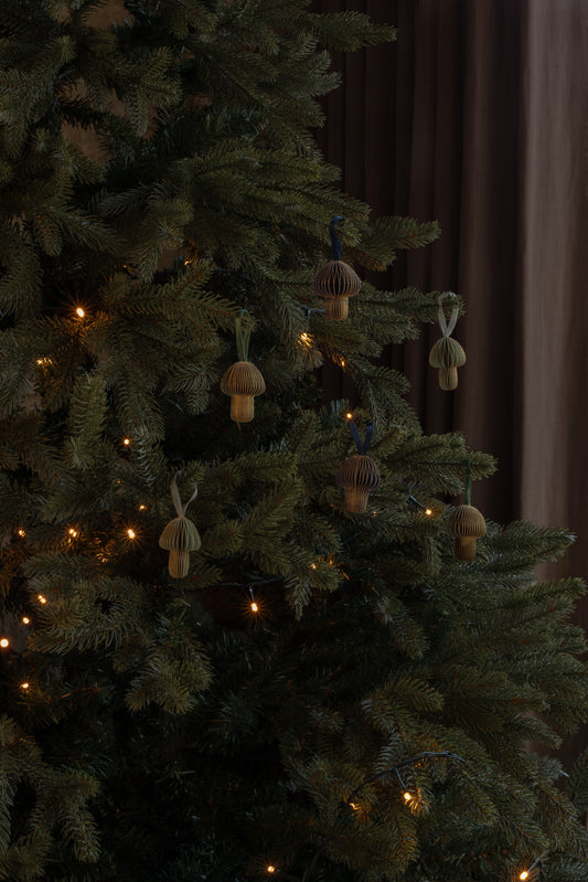 Paper Mushroom Christmas Tree Decoration - THE BRISTOL ARTISAN