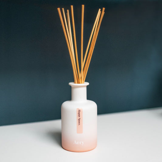 Happy Space Reed Diffuser - The Bristol Artisan Handmade Sustainable Gifts and Homewares.