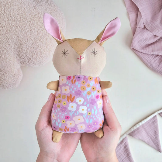 'Blossom' Bunny Rattle Toy - THE BRISTOL ARTISAN