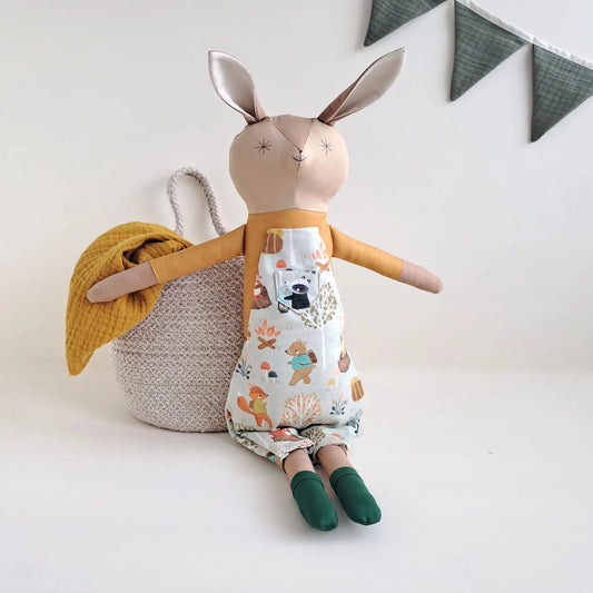 'Cedar' Rabbit Doll Toy (unisex) - THE BRISTOL ARTISAN