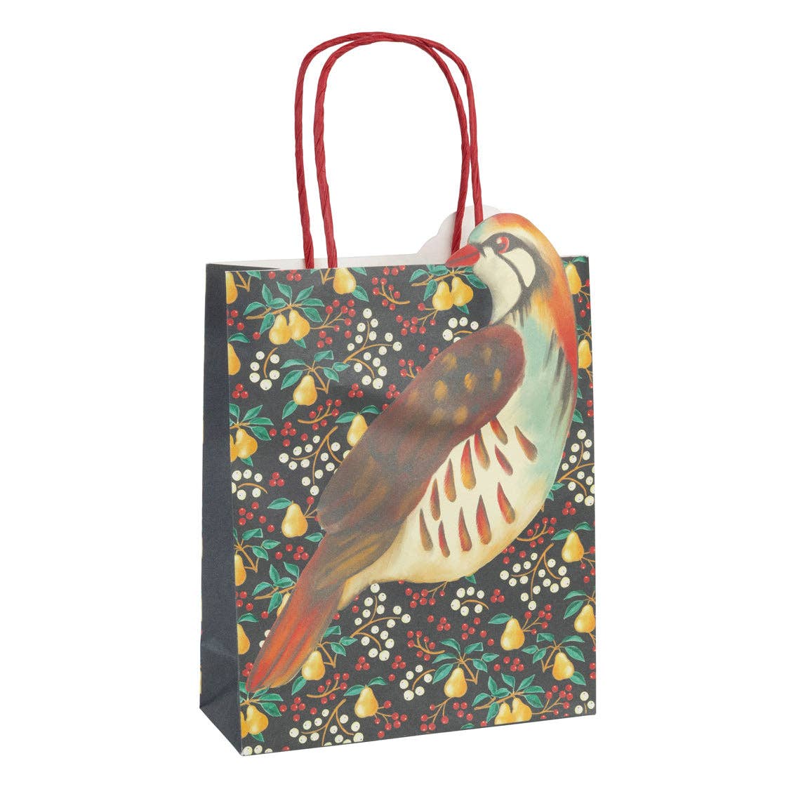 Partridge & Pear Christmas Paper Gift Bag