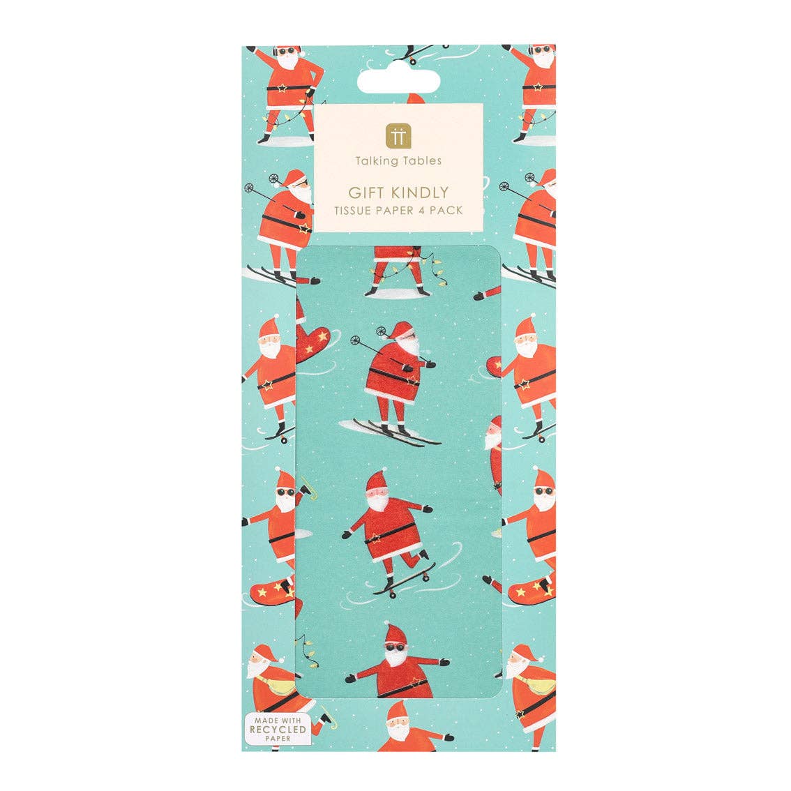 Santa Tissue Paper - 4 Sheets