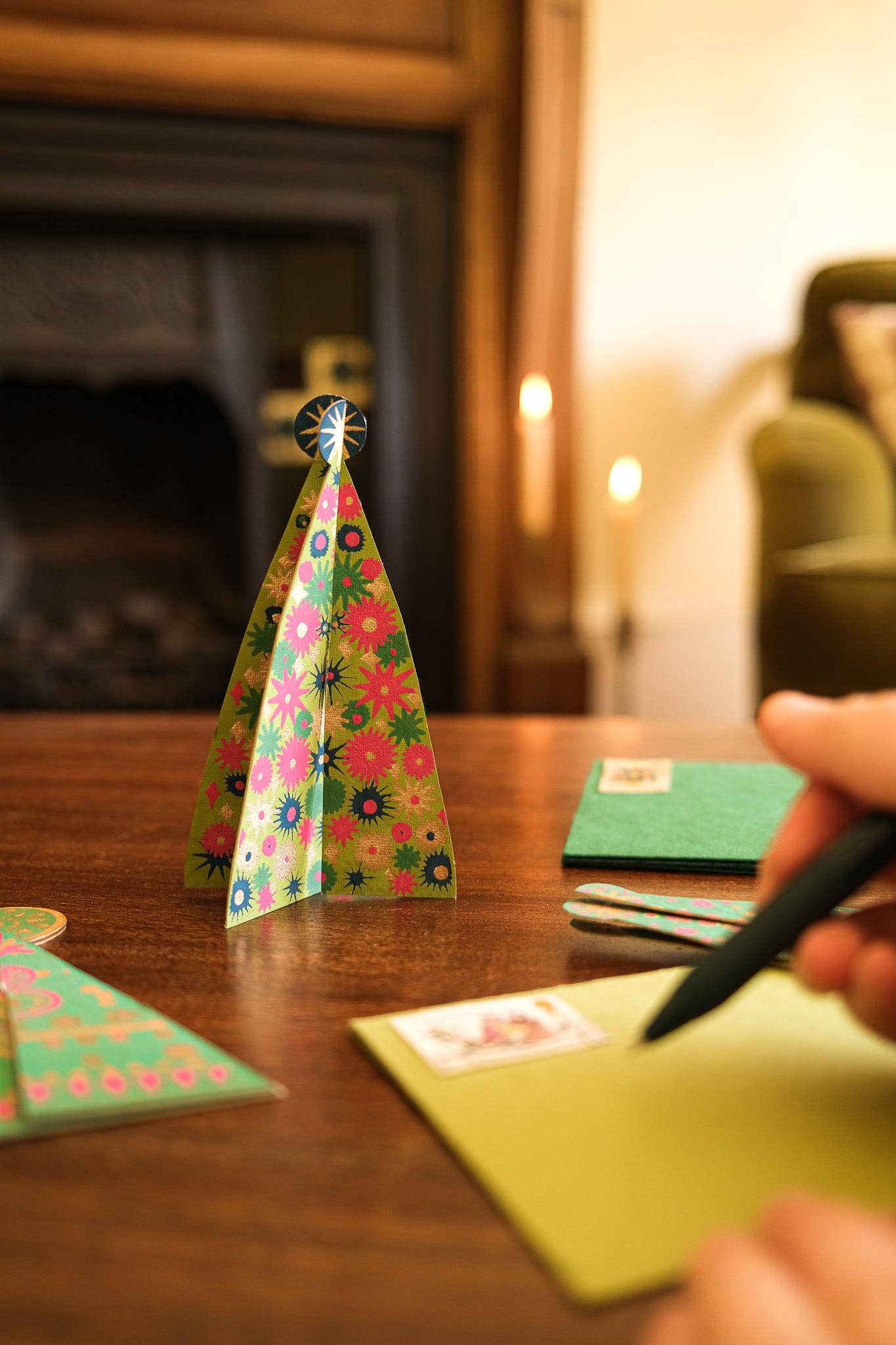 Star Tree Christmas Card