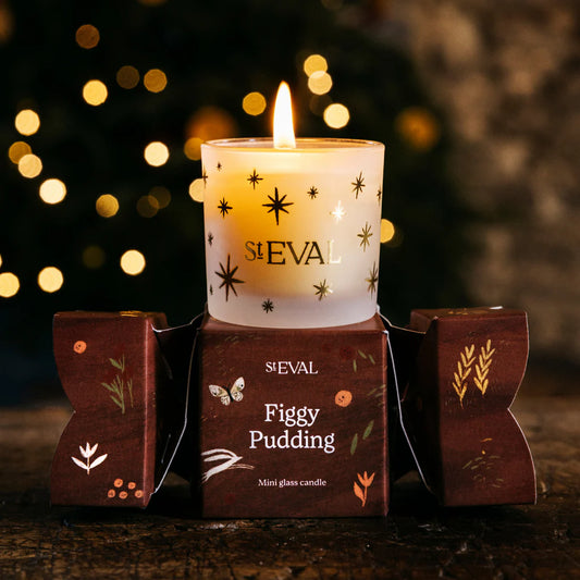 Figgy Pudding Christmas Cracker Candle