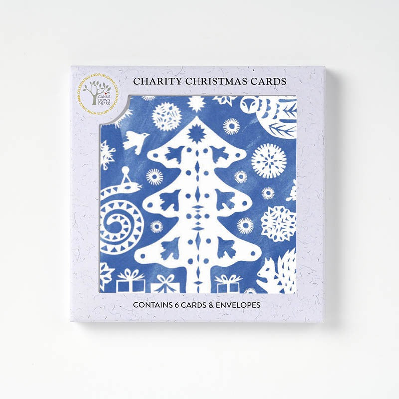 Set of 6 Charity Christmas Cards, Kate Millbank - The Bristol Artisan Handmade Sustainable Gifts and Homewares.