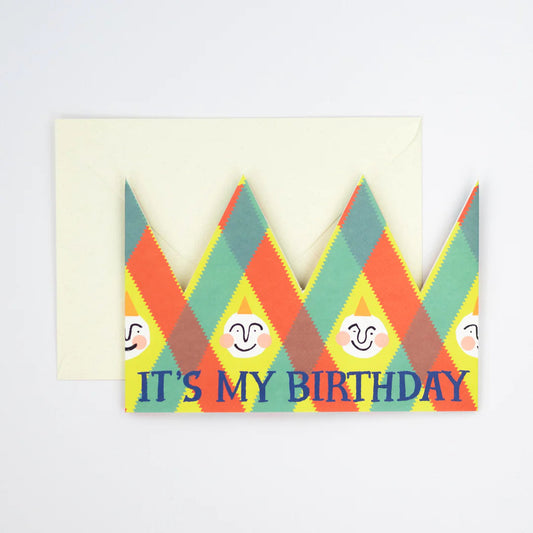 “It’s my Birthday” Hat Card - The Bristol Artisan Handmade Sustainable Gifts and Homewares.