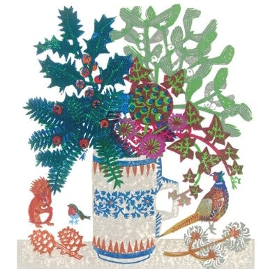 Seasons Greetings card by Mark Underwood - The Bristol Artisan Handmade Sustainable Gifts and Homewares.