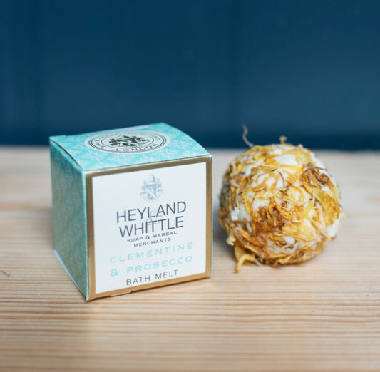 Clementine & Prosecco Bath Melt - The Bristol Artisan Handmade Sustainable Gifts and Homewares.