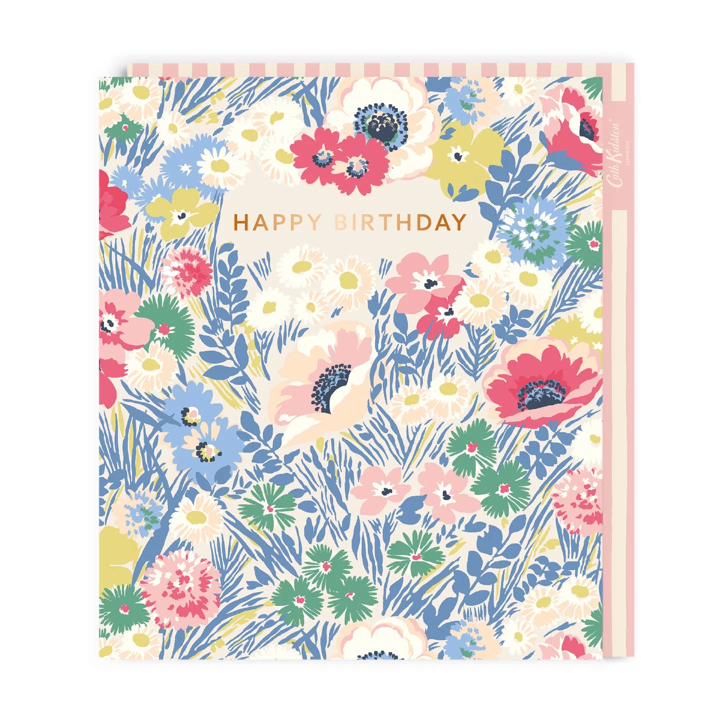 Large Meadow Floral Birthday Card - The Bristol Artisan Handmade Sustainable Gifts and Homewares.