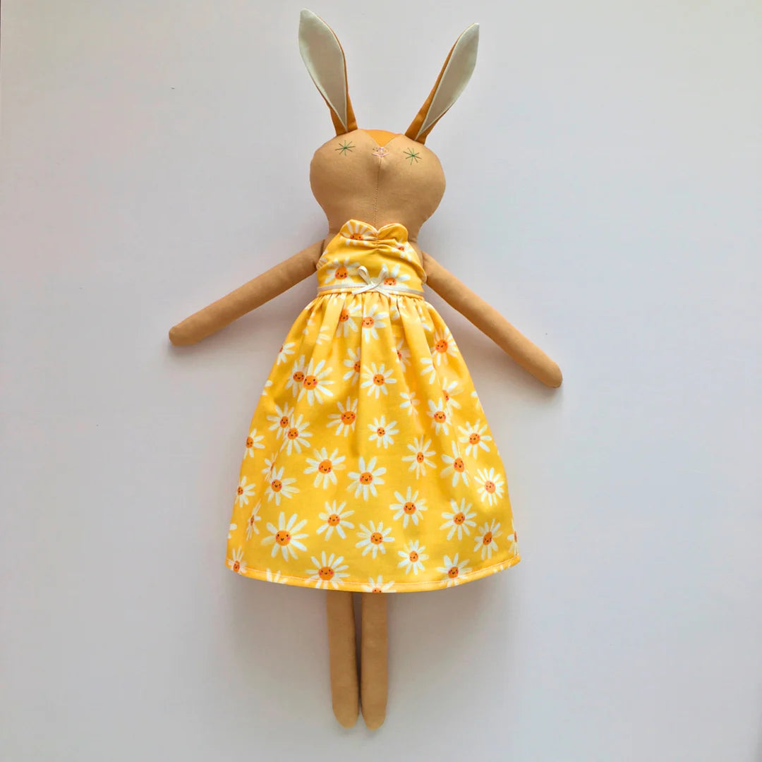 Daisy - Handmade rabbit doll - The Bristol Artisan Handmade Sustainable Gifts and Homewares.