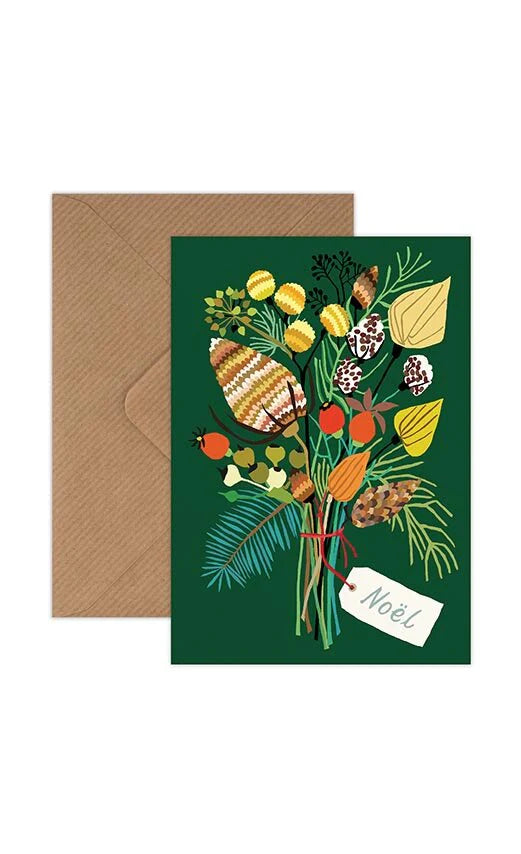 Noel Greetings Card - The Bristol Artisan Handmade Sustainable Gifts and Homewares.