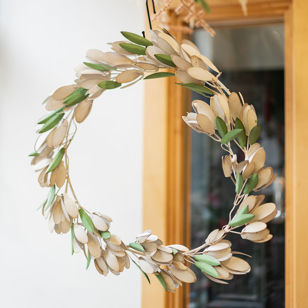 Snowdrop Metal Wreath - THE BRISTOL ARTISAN