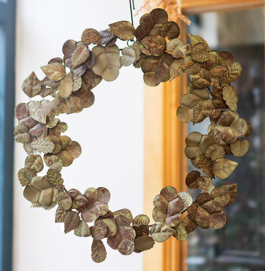 Watercolour Metal Wreath